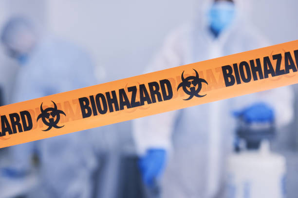 Professional Biohazard Cleanup technician working in Danbury, CT